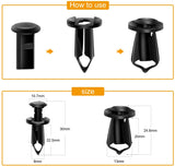 70 Pcs Engine Under Cover Splash Shield Guard Body Bolts Bumper Fender Liner Push Retainer Clips
