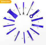 200 Pcs Trim Removal Tool Auto Push Pin Bumper Retainer Clip Set Blue