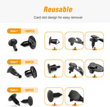 400 Pcs Universal Plastic Fender Clips For GM Ford Chrysler Toyota Honda with 6 Size Auto Body Retainer Retaining Clips