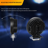 2 Pcs 4.5Inch 42W 4200LM Led Work Light