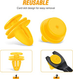 50 Pcs 9.5mm Hole Door Trim Panel Retainer Clips For Hyundai 82315-38000 Accent Azera Elantra Equus Santa Fe Sonata Tucson Veloster GM 94530565