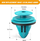 100 Pcs Trim Door Panel Retainer Clips Sienna Corolla Camry Tacoma Tundra Sequoia Matrix Prius RAV4 Scion Avalon Land Cruiser Replace 90467-10188, 90467-A0005 9mm Hole