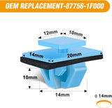50 Pcs Rocker Panel Fender Flare Exterior Moulding Clip For Hyundai Kia 87756-1F000 Elantra Kona Santa Fe Sport Soul Sportage Telluride