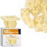 50 Pcs License Plate Nuts For Chevrolet Colorado Malibu Silverado GMC Canyon Sierra Buick Cadillac Oldsmobile 3907444 4755299 15614745 Thread 1/4