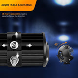 12 Inch 300W Triple Row Led Light Bar Spot Flood Combo with 16AWG 3Pin Rocker Switch Wiring Harness kit
