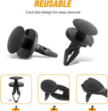 50 Pcs Air Distributor Windshield Defroster Push-Type Retainer For Buick Cadillac Chevrolet GMC Hummer Pontiac Saturn Ford Lincoln Dodge Jeep Ram Chrysler 6508863-AA GM 11589289 Ford W713610S300