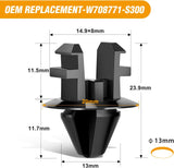 25 Pcs Radiator Shroud Grille Retainer Clips For Ford Expedition, F-150, F-250 F-350 F-450 F-550 Super Duty, Lincoln Mark LT, Navigator OEM:#W708771-S300