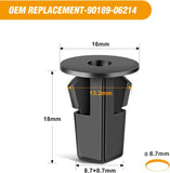 50 Pcs Fender Liner Screw Grommet Replacement for Toyota Mirai Sequoia Sienna Tacoma Tundra Fender Liner Nylon Retainer Clips OEM: #90189-06214