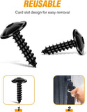 50 Pcs Torx Truss Head Tapping Screw Fender Liner Splash Guard Under Cover License Bracket for VW Audi N90775001 N90892001 N90648702 Black Zinc M5-2.12 x 19mm T25