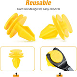 100 Pcs Door Panel Clips compatible with Jeep Dodge Chrysler, better replacement for Chrysler 6507055-AA, 6507686-AA
