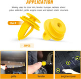 120 Pcs Car Bumper Retainer Clips & Fasteners Rivet Kit 6.5mm 8mm 9mm 9.5mm 11mm for Toyota