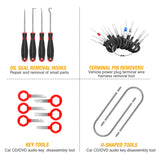 88 Pcs Trim Removal Tool Bumper Retainer Clip Set Red