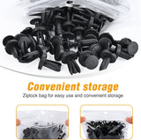 100 Pcs Fender Liner Clip Push-Type Retainer Nylon Fastener Replacement for Dodge 1996-2015 Jeep Grand Cherokee 2005-2015, Ram 2010-2015 OEM: #06504521, 04575412AF