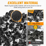 50 Pcs Bumper and Wheel Well Liner Push-Type Retainer Fender Grille Under Cover Clips OEM:#91505-TM8-003 For Honda Acura