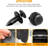400 Pcs Universal Plastic Fender Clips For GM Ford Chrysler Toyota Honda with 6 Size Auto Body Retainer Retaining Clips