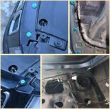 100 Pcs Trim Door Panel Retainer Clips Sienna Corolla Camry Tacoma Tundra Sequoia Matrix Prius RAV4 Scion Avalon Land Cruiser Replace 90467-10188, 90467-A0005 9mm Hole