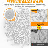 50 Pcs Rear Hatch Door Side Garnish and Front Body Pillar Garnish Moulding Clip for Toyota Lexus 90467-09204