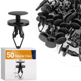 50 Pcs Air Distributor Windshield Defroster Push-Type Retainer For Buick Cadillac Chevrolet GMC Hummer Pontiac Saturn Ford Lincoln Dodge Jeep Ram Chrysler 6508863-AA GM 11589289 Ford W713610S300