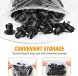 100 Pcs Engine-Area Radiator Fender Rocker Clips Compatible with Ford Hyundai Kia Nissan Mazda OEM:#Ford MB-455-56143 Mazda B092-51-833