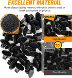 50 Pcs Fender Apron Fender Liner Fastener Rivet Clips for Honda Acura 90682-SEA-003 Accord CR-V Hybrid 0dyssey Ridaeline Civic ILX MDX TLX