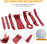 8 Pcs Auto Trim Removal Tool Kit Red