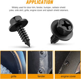 25 Pcs Front Fender Liner Screws Bumper Cover Splash Shield Mud Guard Screw Replacement for Toyota Avalon Camry Corolla Scion Lexus, OEM:#90159-60498