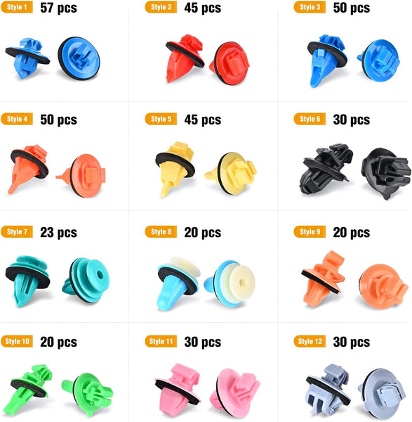420 Pcs Fender Moulding Clips Assortment Kit For Toyota Lexus – gooacc