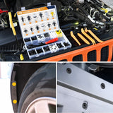 189 Pcs Bumper Retainer Clips Car Plastic Rivets Fasteners Push Retainer Kit Most Popular Sizes Auto Push Pin Rivets Set Door Trim Panel Fender Clips For Toyota Lexus