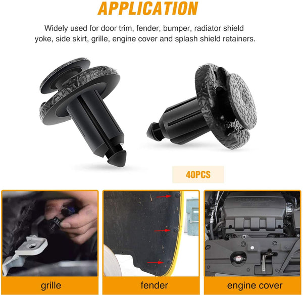 40 Pcs Bumper & Radiator Support Clip – gooacc