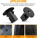 50 Pcs Fender Liner Screw Grommet Replacement for Toyota Mirai Sequoia Sienna Tacoma Tundra Fender Liner Nylon Retainer Clips OEM: #90189-06214
