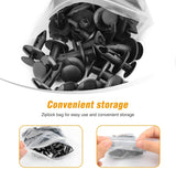 100 Pcs Nylon Bumper Rivet Retainer Retaining Clips For GM 21030249 Ford N807389S