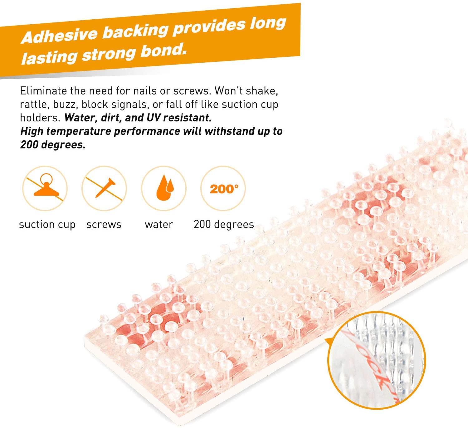 EZ Pass/I-Pass/SunPass Adhesive Strips
