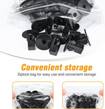 40 Pcs Fender Liner Black Nylon Retainer Clips For Lexus Scion Toyota 4Runner Avalon Camry, OEM: #90189-06065, 96706W100, 90189A0002