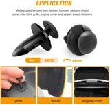 100 Pcs 7mm 8mm 10mm Nylon Push Expansion Screws Replacement Kit For GM 21030249 Ford N807389S