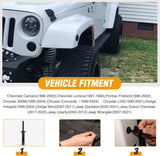 50 Pcs 1/4" Hole Nylon Blind Rivets Retainer For Chrysler 6501559, 6506007AA GM 10184895 Ford N803862-S