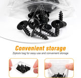 25 Pcs T25 M4.8×16 Torx Screw Fender Liner Splash Shield Bumper Cover Compatible with Audi Volkswagen Skoda Porsche, OEM:#N90974701