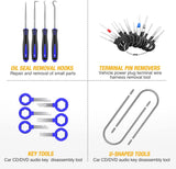 200 Pcs Trim Removal Tool Auto Push Pin Bumper Retainer Clip Set Blue