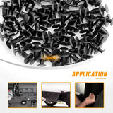 100 Pcs Nylon Bumper Fastener Rivet Retaining Clips For GM 21030249 Ford N807389S