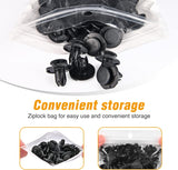 50 Pcs Push-Type Engine Cowl Bumper Fender Clips For Nissan Altima Sentra Murano Maxima Xterra Infiniti FX35 FX45 G25 G35 G37 Mazda 3 5 6 CX-3 CX-5, OEM-#01553-05323, L33X13209