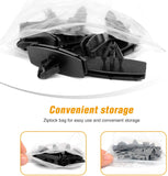 25 Pcs Fender Flare Moulding Retainer Retaining Clips For Chrysler 55157055-AA, 55157065-AA Jeep Wrangler Jeep Liberty