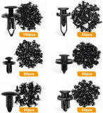 400 Pcs Universal Plastic Fender Clips For GM Ford Chrysler Toyota Honda with 6 Size Auto Body Retainer Retaining Clips