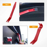 5 Pcs Nylon Auto Trim Removal Tool Kit Red