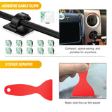 88 Pcs Trim Removal Tool Bumper Retainer Clip Set Red