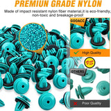 100 Pcs Trim Door Panel Retainer Clips Sienna Corolla Camry Tacoma Tundra Sequoia Matrix Prius RAV4 Scion Avalon Land Cruiser Replace 90467-10188, 90467-A0005 9mm Hole