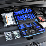 200 Pcs Trim Removal Tool Auto Push Pin Bumper Retainer Clip Set Blue