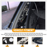 50 Pcs Car Door Trim Panel Retainer Clips Bumper Fastener Rivet Clips for BMW 51411973500 Series 3, 5 & 7 E46 E36 E34 E38 E39 M3-with Seal Ring