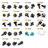 360 Pcs Push Bumper Fastener Rivet Clips For Benz, BMW, Toyota, Honda, Subaru, Nissan, Mazda
