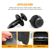 200 Pcs Push Bumper Fastener Rivet Clips with 6 Size Auto Body Retainer Clips Bumpers for GM, Ford & Ch