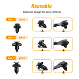 100 Pcs 7mm 8mm 10mm Compatible with Subaru Push Type Retainer Retaining Fasteners Rivets Clips OEM Upgrade for 90914-0007, 90913-0067 & 90914-0051 + Bonus Fastener Remover