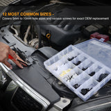 166 Pcs Car Retainer Retaining Clips & Screw Grommets For GM Toyota Honda Nissan Mazda